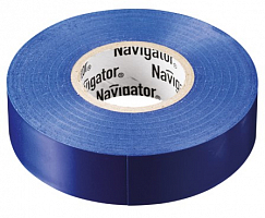 Изолента ПВХ 19мм (рул.20м) син. NIT-A19-20/B Navigator