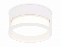 Накладной светильник Ambrella Light Techno spot TN5505 белый песок/прозрачный GX53 D85*43