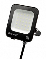 Прожектор USL-106 iSVET 20вт, 6500К, 1800lm, 100-260В, импульс драйвер, черный