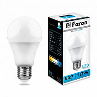 Лампа светодиодная Feron LB-93 A60 Шар E27 12W 6400K