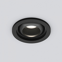 Встраиваемый точечный светодиодный светильник Elektrostandard 25022/LED 5W 4200K BK черный