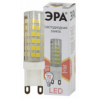 Лампа светодиодная стандарт LED JCD-7W-CER-827-G9 ЭРА (диод, капсула, 7Вт, тепл, G9)