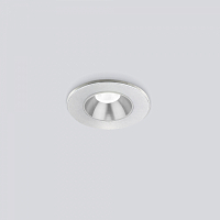 Встраиваемый точечный светодиодный светильник Elektrostandard 25025/LED 3W 4200K SL серебро