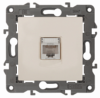 Механизм розетки RJ45 Elegance 14-3107-02 сл.кость ЭРА 