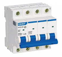 Выключатель автоматический модульный 4п C 40А 4.5кА NXB-63S (R) CHINT