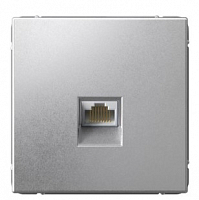 Механизм розетки компьютерная ArtGallery RJ45 кат.6A алюм. SE