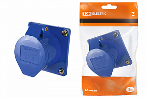 *Розетка 413 скрытая 2Р+РЕ 16А 220В IP44 TDM