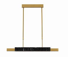 Подвесной светильник Odeon Light Marmi 4361/25L черный мрамор/антич. бронза LED 25W 3000K