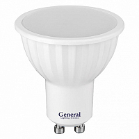 Лампа General GLDEN-MR16-10Вт-230В-GU10-6500К