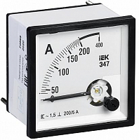 Амперметр Э47 72х72мм 200/5А кл. точн. 1.5 IEK