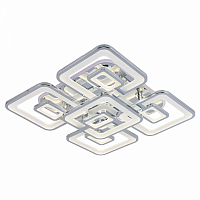 Люстра светодиодная Profit Light 8025/4+1 CHR 230W+14W RGB пульт