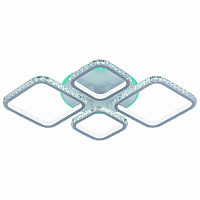 Люстра светодиодная Profit Light 8010/2+2 WHT 208W+8W RGB 3000-6000K пульт