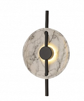 Бра Велси черный/белый d35 h50 Led 6W 08451W,19(01) Kink Light