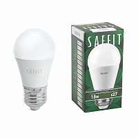 Лампа светодиодная SAFFIT SBG4515 Шарик E27 15W 4000K