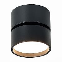 Светильник потолочный поворотный чёрный ST Luce LED 1х9W 3000К 720Lm Ra>90 120o IP20 D85хH87 170-240
