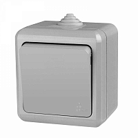 Выключатель 1-кл. ОП Dita IP54 10A 250В сер. TOKOV ELEKTRIC TKL-DT-VI-C06-IP54