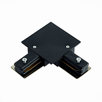 Коннектор L-образный ST Luce черный ST013.429.00