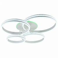 Люстра светодиодная Profit Light 6004/4 WHT 360W+10W RGB 3000-6000K пульт