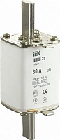Вставка плавкая ППНИ-35 80А габарит 1 IEK