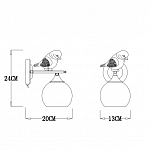 Бра Arte Lamp A2150AP-1WG E27