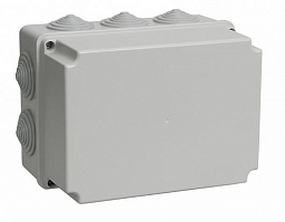 Коробка распаячная ОП 190х140х120 IP44 КМ41245 (10 каб.ввод.) IEK