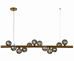 Подвесная люстра Indigo Onda 11006/12P Brass V000117