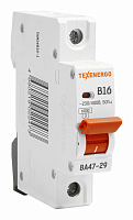 Автоматический выключатель ВА47-29 1п 16А 6кА Texenergo хар-ка B