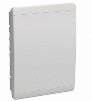 Корпус пластиковый ЩРВ-П-54 IP41 бел. дверь TEKFOR IEK TF5-KP13-V-54-41-K01-K01