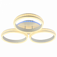 Светодиодная люстра ProfitLight 6003/3 WHT 198W+8W RGB 3000-6000 K 14400 lm пульт