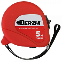 Рулетка DERZI "Эко" с резиновым покрытием 5м/19мм 8419-3-005
