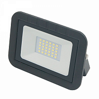 Прожектор светодиодный VOLPE 30W 6500K ЧЕРНЫЙ 220-240V корпус черный IP65