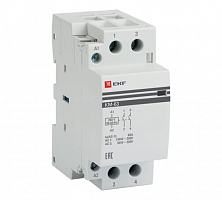 Контактор модульный КМ 63А 2NО (2 мод.) EKF