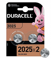 Батарейки Duracell литиевые 2шт. CR2025-2BL Lithium (CN)