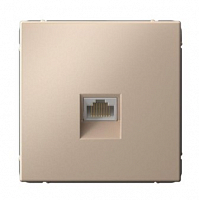 Розетка компьютерная ArtGallery RJ45 кат.6A механизм песочн. SE 