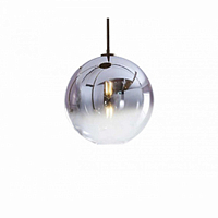 Подвесной светильник Kink Light Восход 07565-20,16 E27 D200 H2000мм прозрачный/хром