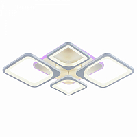 Люстра светодиодная Profit Light 8057/2+2 WHT 112W+8W RGB 3000-6000K пульт