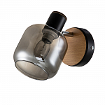 Спот ESCADA 10177/1A E14 Black/Chrome/Wood