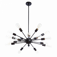 Подвесная люстра Divinare Floriana 5010/01 SP-18, 18*E27 черная