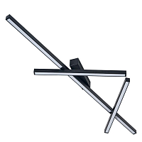 Потолочный светильник чёрн/мет/акрил Odeon Light Tao LED 70W 3500Лм 3000К 4367/50CL HIGHTECH ODL23