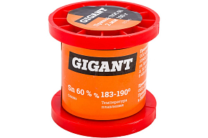 Припой ПОС 61 проволока 2мм 100г Gigant
