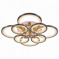 Люстра светодиодная Profit Light 8002/4+4 NKL 192W+8W RGB 3000-6000K пульт