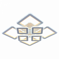*Люстра светодиодная Profit Light 8009/4+4 WHT A 254W+200W BL+YL 3000-6000K пульт