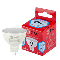 Лампа светодиодная Эра RED LINE LED MR16-9W-840-GU5.3 R GU5.3 (диод. софит 9Вт нейтр. GU5.3)