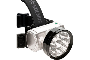 Налобный фонарь Accu H10 LED 10Led 300мА.ч встроенное заряд. устр. Космос