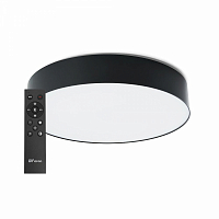 Светильник LED управляемый с пультом Feron 60W Max 3600Lum 3000K-6500K AL6200 Simple matte черный