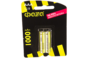 Элемент питания аккумуляторный ФАZА AAA 1000мАч Ni-MH