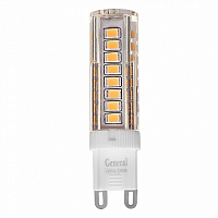 Лампа General GLDEN-G9-7Вт-P-220В-4500К пластик