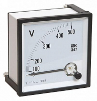 Вольтметр Э47 72х72мм 500В кл. точн. 1.5 IEK