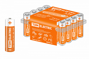 Элемент питания LR6 AA Alkaline 1.5V BOX-24 TDM