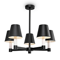 Подвесная люстра Maytoni Tet-a-tet MOD104PL-05B 5*E14 черная